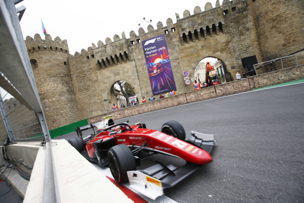 FIA Formula 2 Series - Round 2 .Baku City Circuit, Baku, Azerbaijan .Saturday 28 April 2018 .Antonio Fuoco (ITA, Charouz Racing System). .
