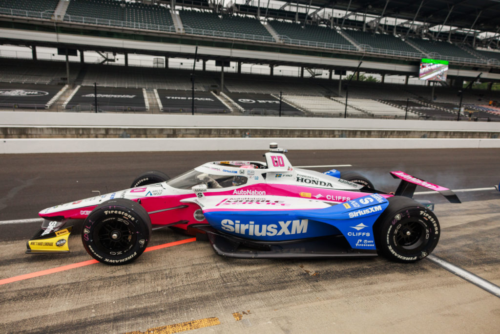Felix Rosenqvist (60) seen during the first day of practice