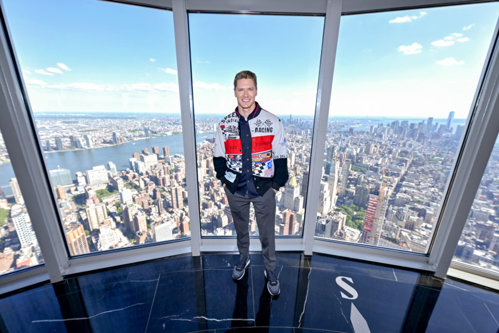 Josef Newgarden Visits the Empire State Building to celebrate second consecutive INDY 500 Victory