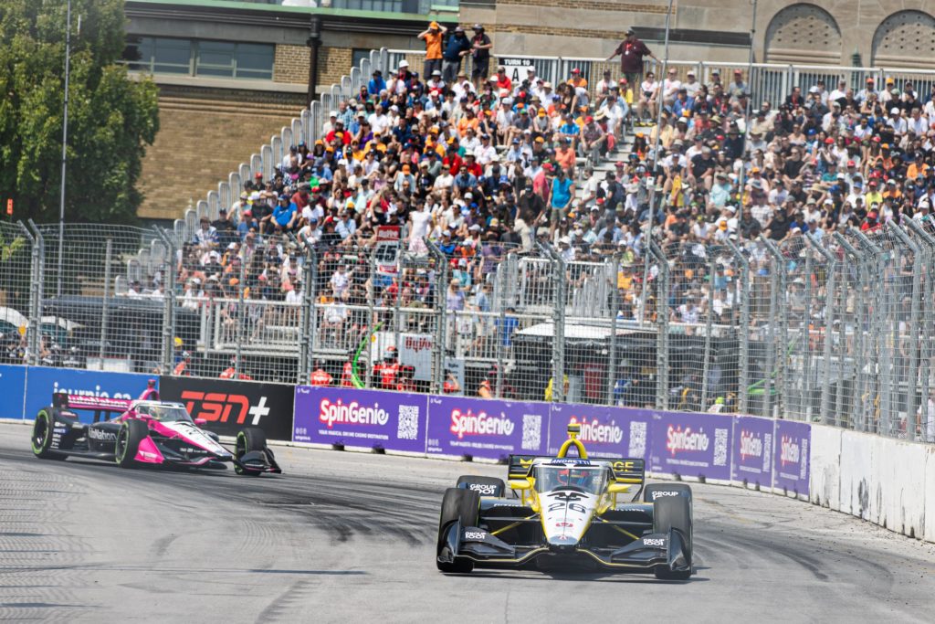 Honda Indy racing comes to the streets of Toronto.